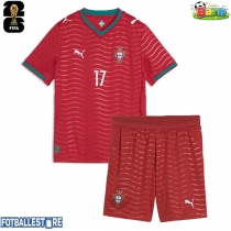 Portugal Rafael Leao #17 Hjemmedraktsett Barn VM 2026 Kortermet (+ Korte bukser)